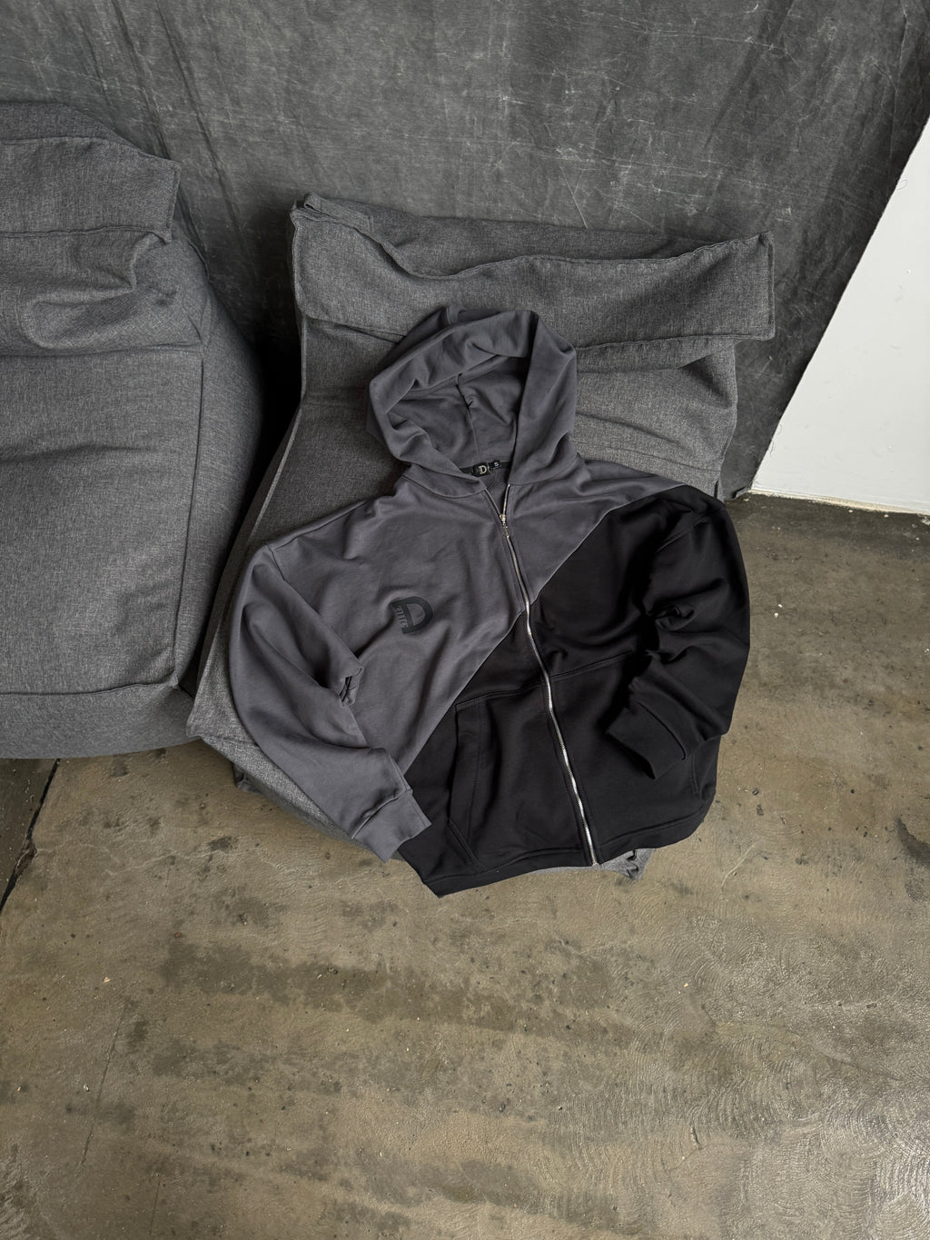 Зіп-худі Black & Gray