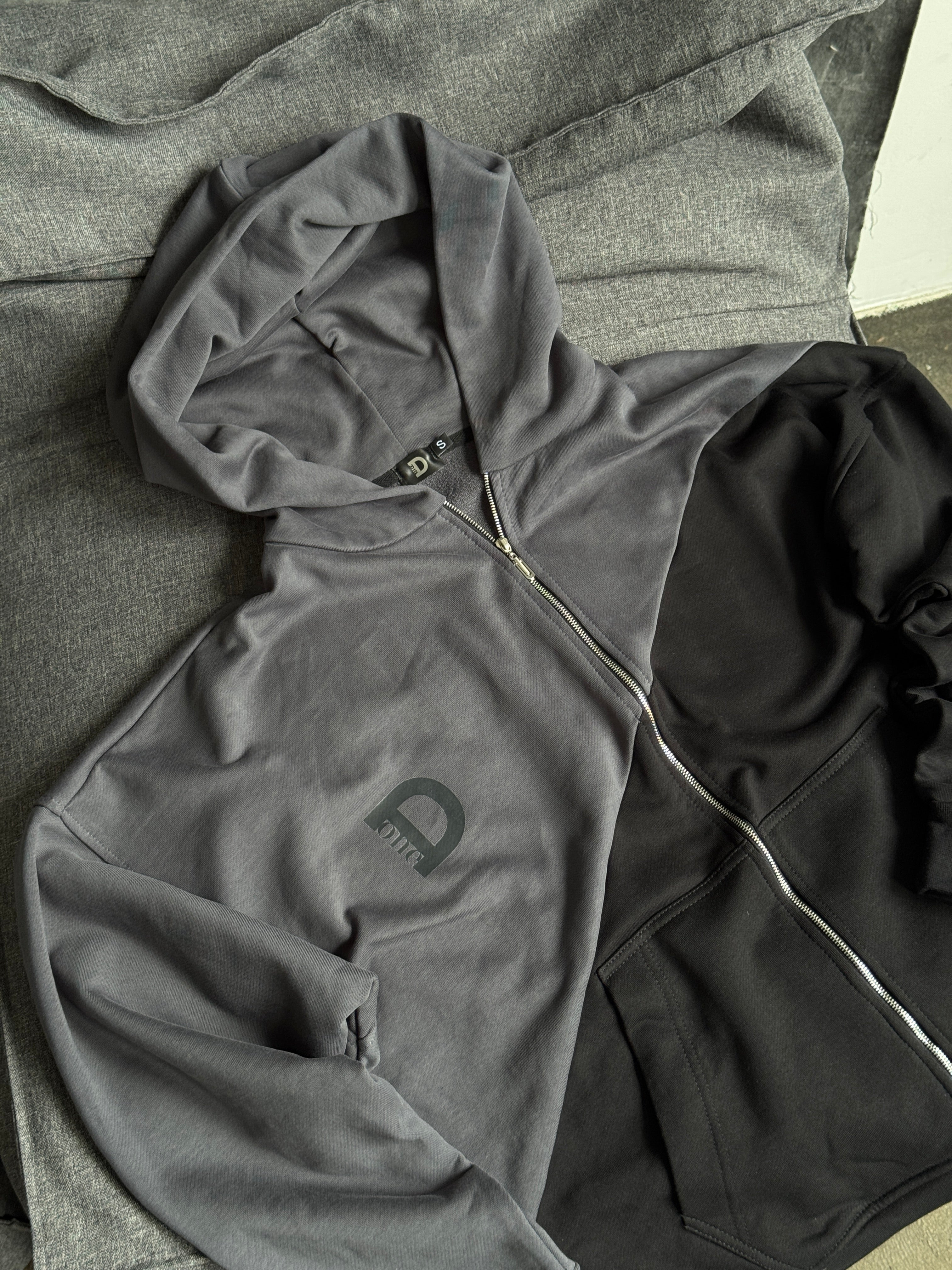 Зіп-худі Black & Gray