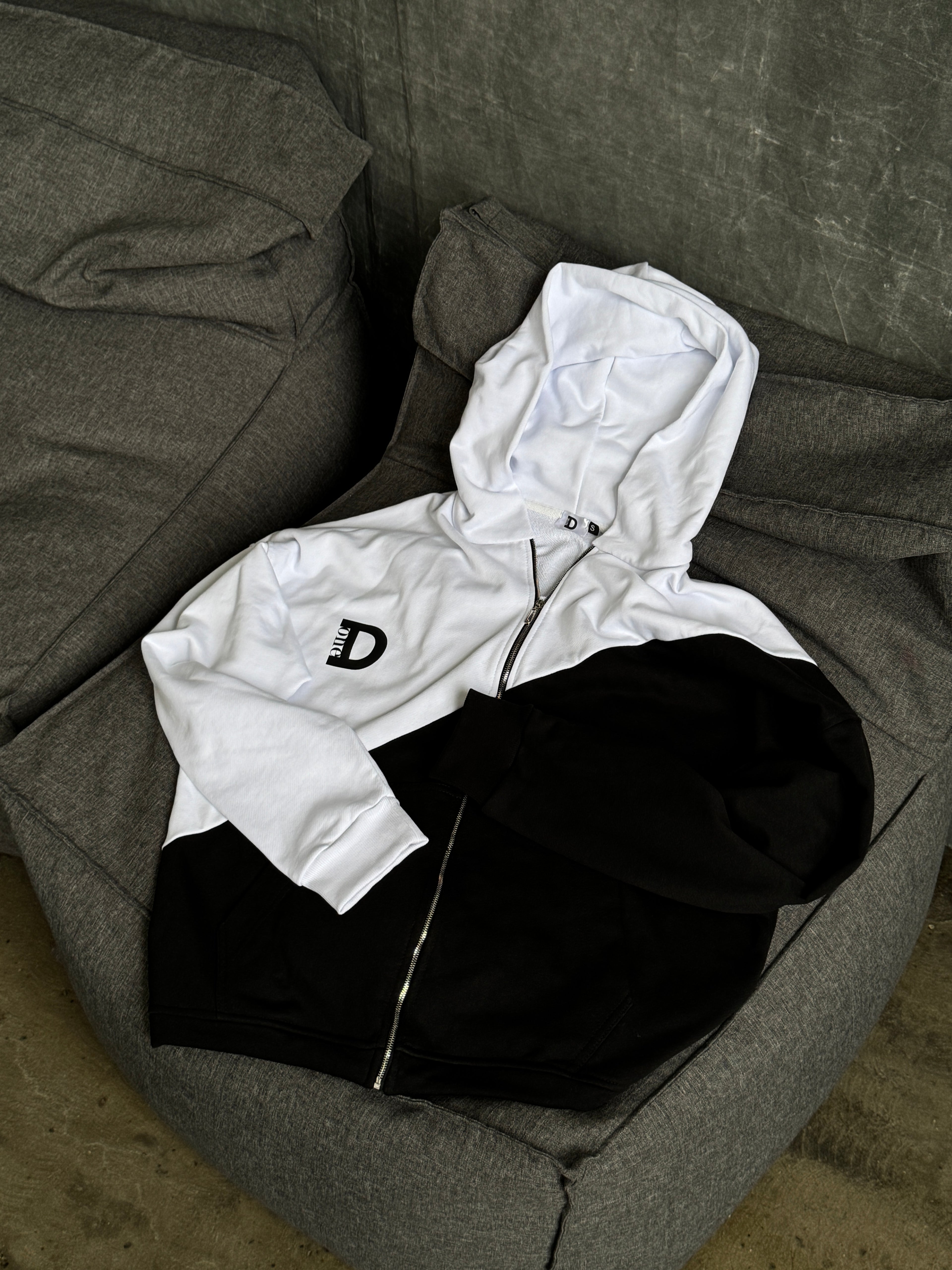 Зіп-худі Black & White