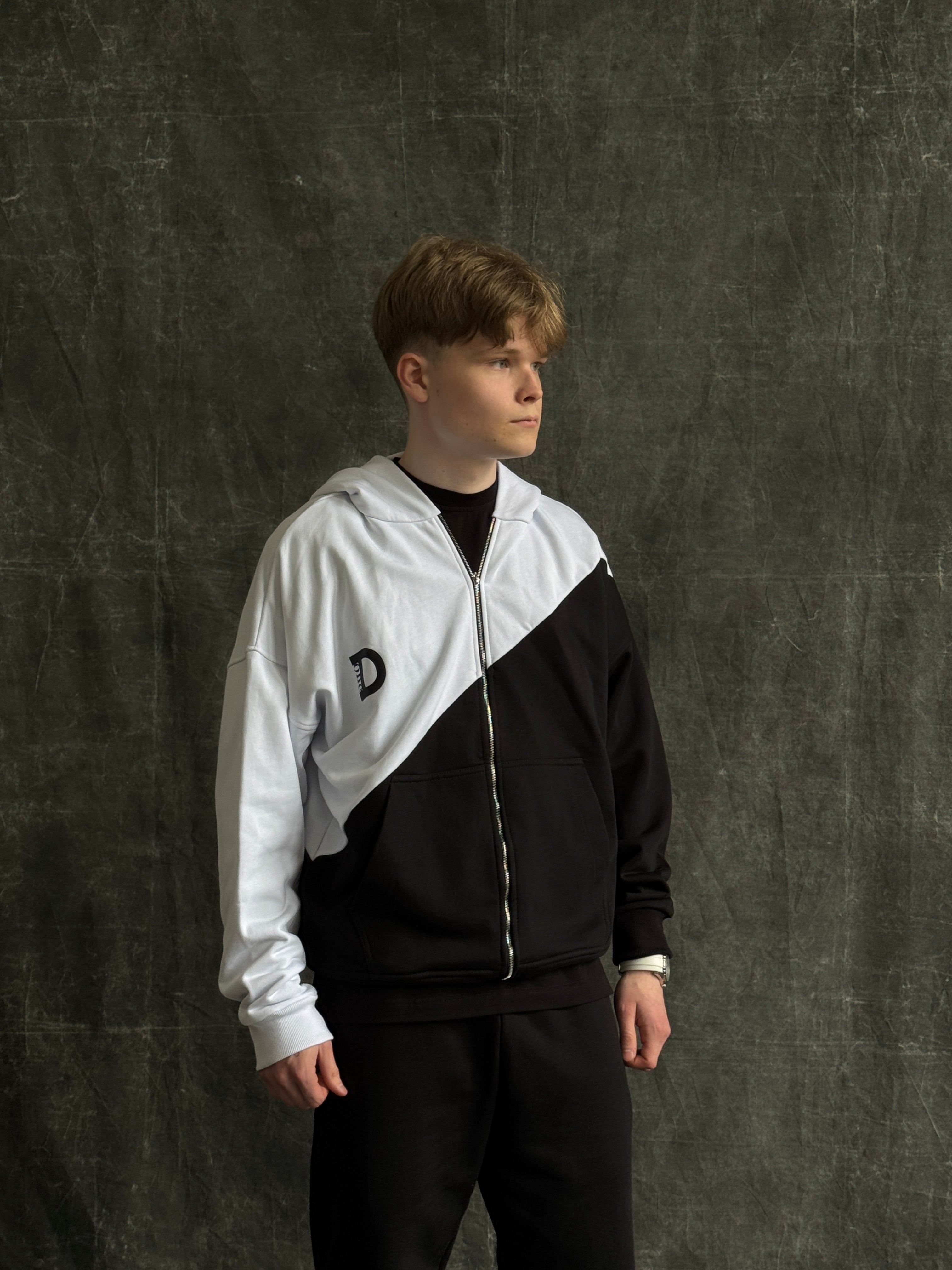 Зіп-худі Black & White