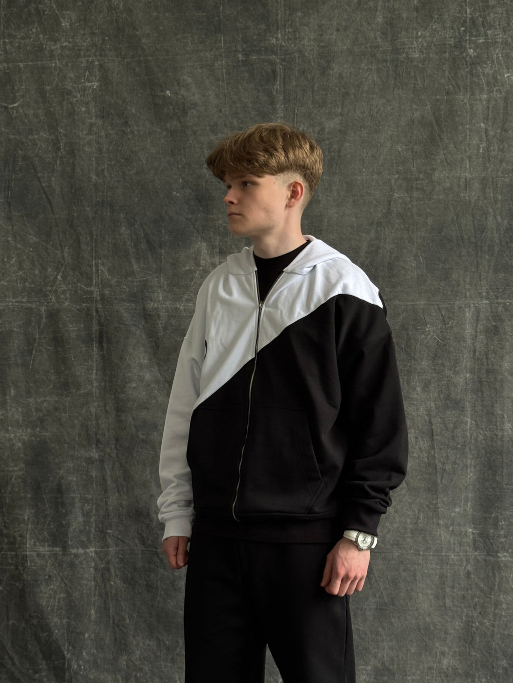 Зіп-худі Black & White