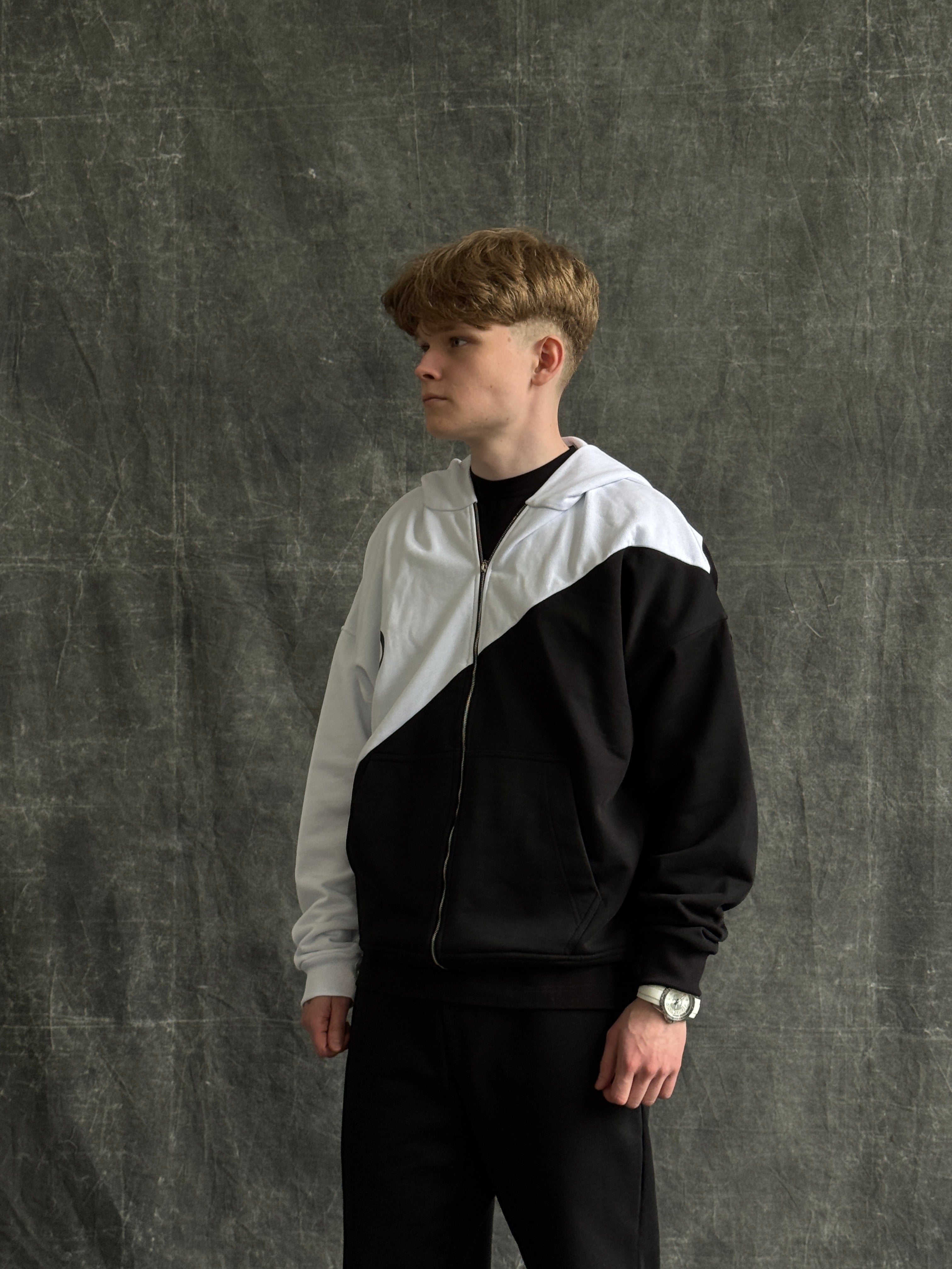 Зіп-худі Black & White