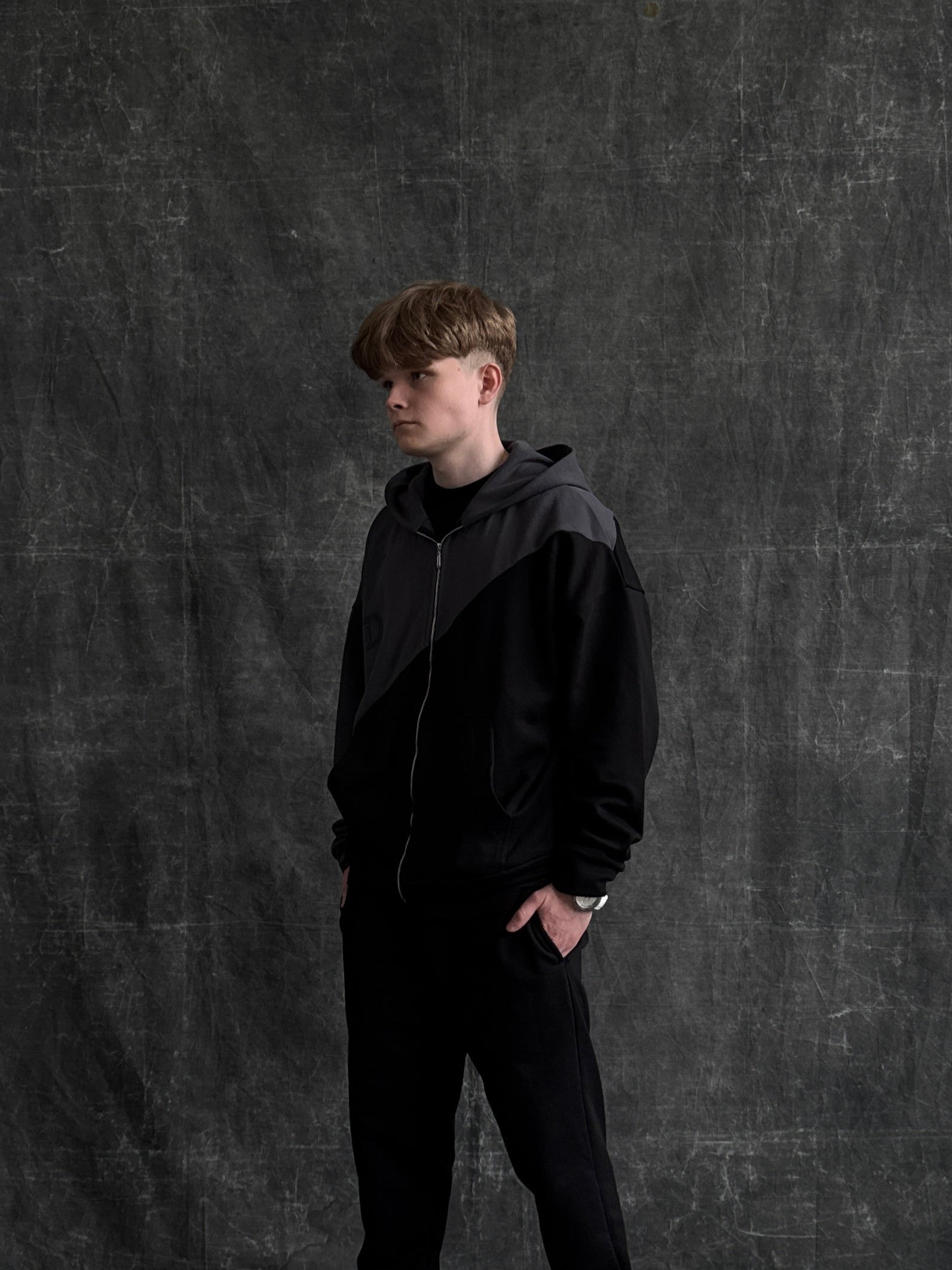 Зіп-худі Black & Gray