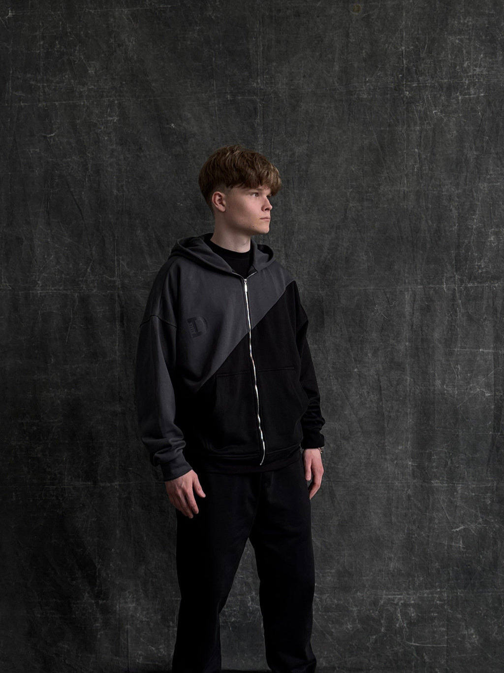 Зіп-худі Black & Gray